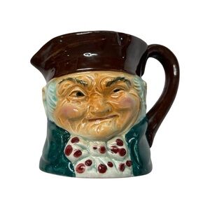Toby Jug Mug Cup Japan Cantankerous Old Character With A Wicked Wink 3.5”